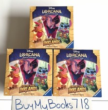Lot Of 3 Ravensburg Disney Lorcana TCG Into the Inklands Illumineer's Trove Box