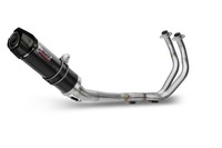 Auspuffanlage Komplett 2X1 Mivv GP Schwarz Mit Tasse Carbon Yamaha MT-07 / , Fz