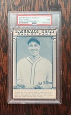 Bob Feller 1977 Baseball's Great Hall of Fame Exhibits, PSA 7