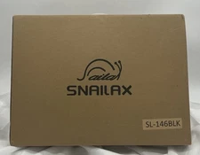 Snailax Shiatsu Full Back massager with heat SL-146BLK Black New In Box