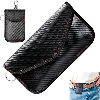 2er Pack Faraday Tasche für Autoschlüssel, M & L Größe Signal Blocking Taschen - Diebstahlsicherung