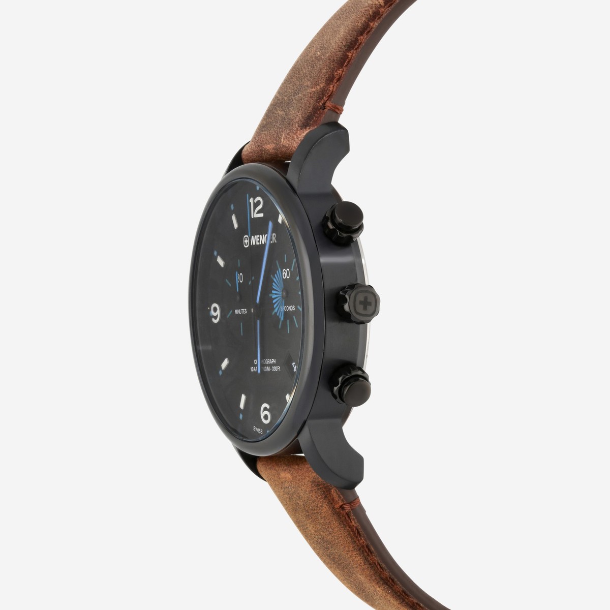 Brown Wenger Urban Metropolitan Chrono Wenger Swiss Army Men's