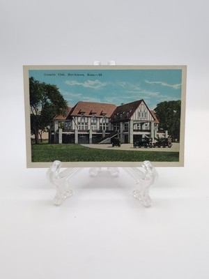 Postcard Hutchinson Kansas Country Club #13 KS White Border SH Kress Local Club