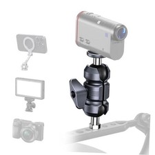 Motorcycle Mirror Camera Holder, Aluminum 25mm KCB-6 M10 Mirror Seat Short Bar