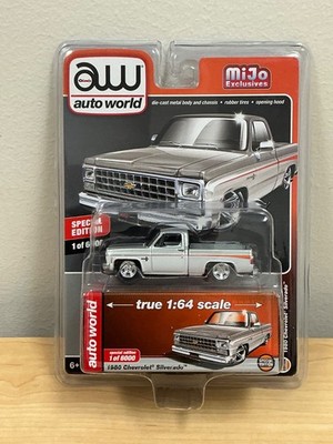 2021 Auto World 1:64 MIJO Exclusive Gray/White 1980 Chevrolet Silverado MIP Read