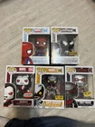 Funko Pop Marvel 5 Lot Spider-Man Ant Man Anti Venom Morbius Exclusive Vaulted