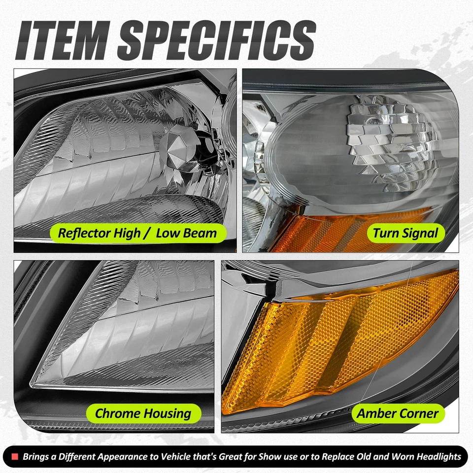 Хромированная желтая левая фара в сборе для Hino 268 338 06-19 - Изображение 3 из 4