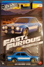 Hot Wheels 1970 Ford Escort RS1600 Fast & Furious Brian O'Conner 4/5