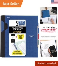 College Ruled 5 Subject Spiral Notebook with ...