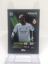 Vinicius Junior Real Madrid Topps Stealth Strike Match Attax 