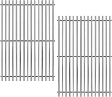 67550 Stainless Steel 2 Cooking Grids Grates Replacement Parts for Fits Weber