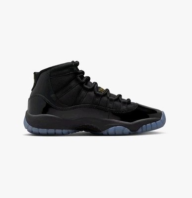 Air Jordan 11 Retro GS Black Gamma Blue Sneakers  Size 7Y 378038-047 B-grade