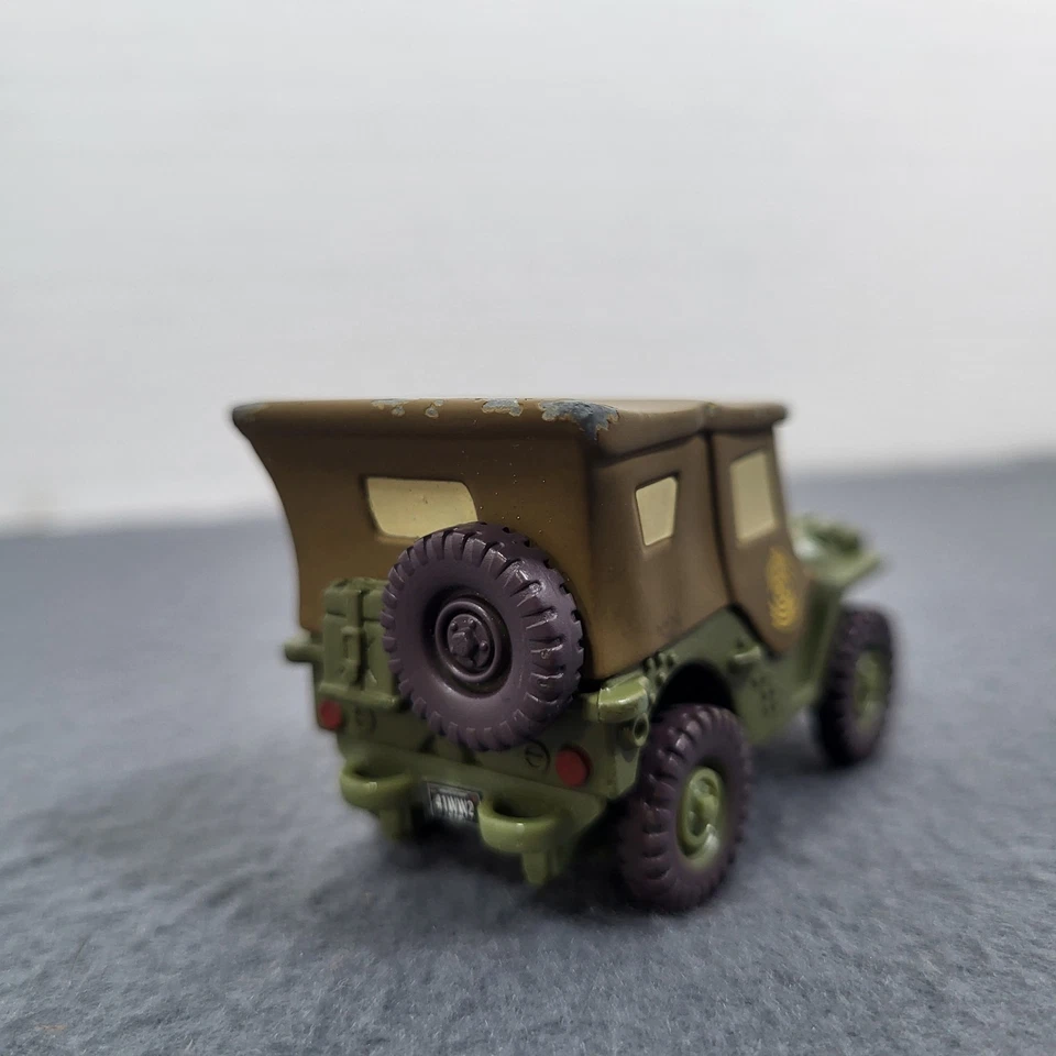 Disney Pixar Cars SARGE Metal Jeep Toy Car Mattel - Image 3 of 4