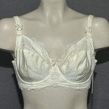 Cake Lingerie Nursing Bra 32H Vanilla Cream Underwired Unlined