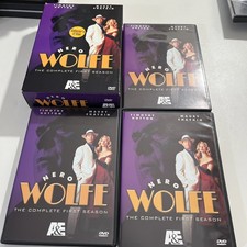 Nero Wolfe The Complete First Season One 3-Disc DVD Set 2001 Timothy Hutton A&E