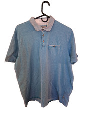 Ted Baker London Polo Shirt Mens Size 7 Casual Short Sleeve Adult L