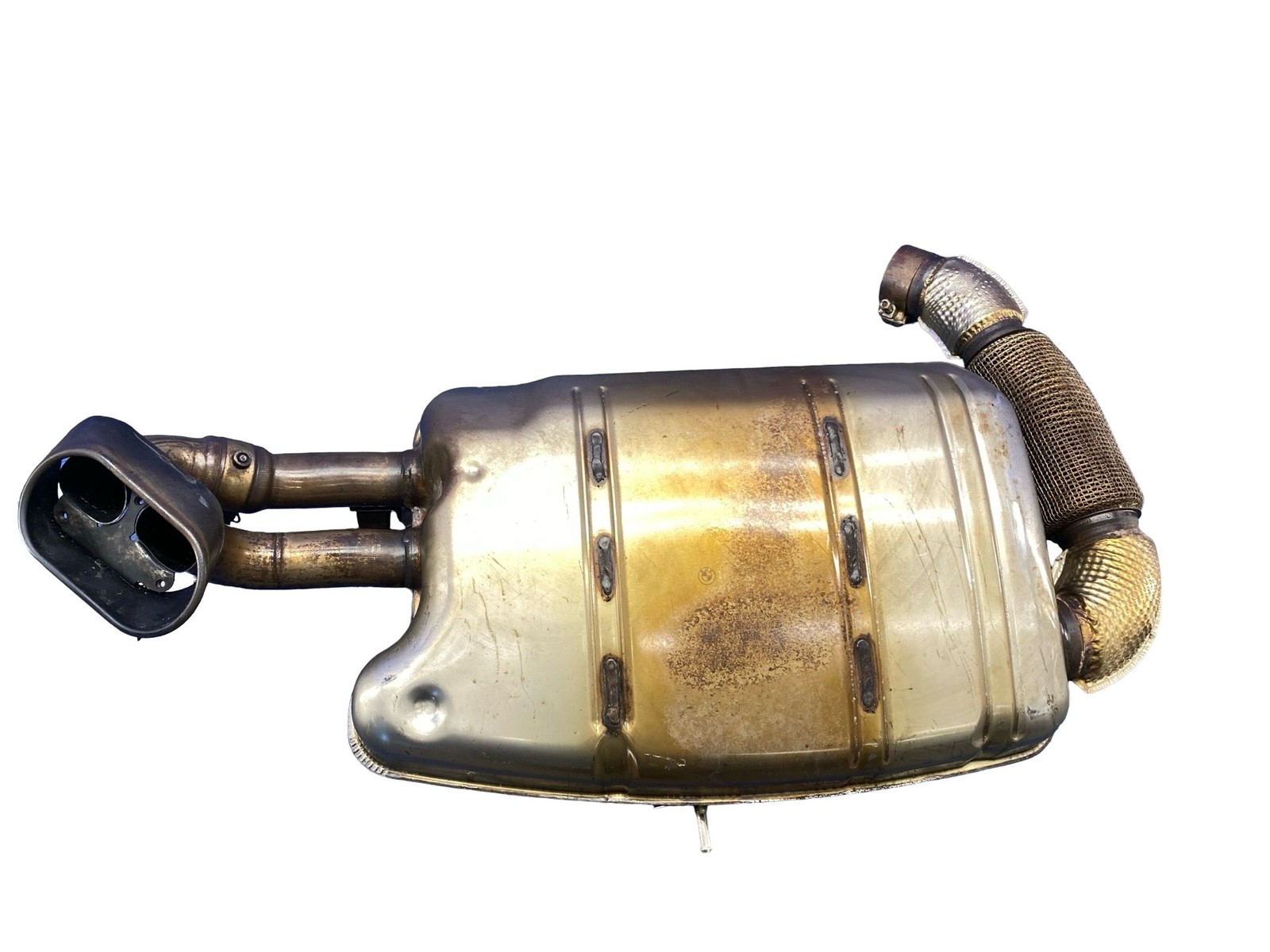 2014-2020 Bmw I8 Oem 1.5L Rear Exhaust Muffler Pipe Tube 18308608167
