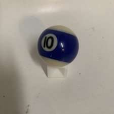 Vintage VTG Replacement 1.5" Mini Billiard Pool Ball 10 Striped Blue