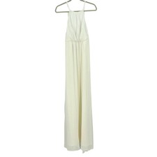 Show Me Your MuMu Amanda Maxi Dress Wedding Cake Chiffon XL NWT