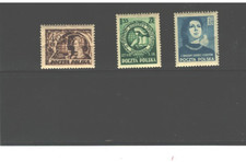 POLAND Scott 584-86. 3rd WORLD CONGRESS OF STUDENTS, WARSAW 1953. As per Scan