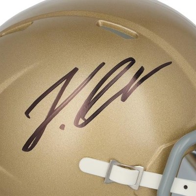 Jeremiyah Love Notre Dame Fighting Irish Autographed Riddell Speed