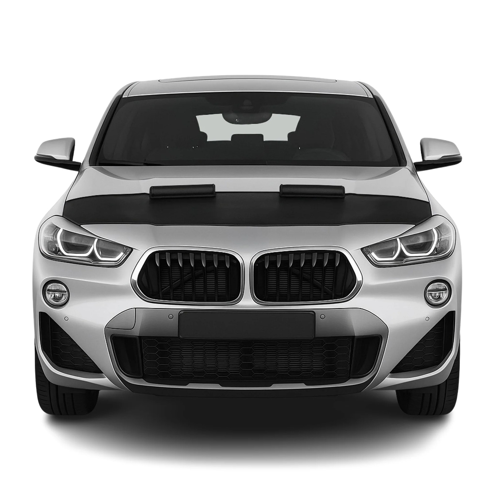 Protège capot en vinyle noir pour BMW X2 F39 de 2018 à 2023