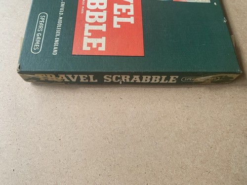 Vintage Travel Scrabble Board Game 1958 Edition Spears Games - 100% Complete Set - Picture 12 of 17