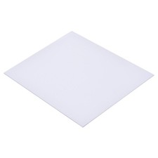 Pack of 2 White ABS Plastic Sheet 10x8x0.04inch for Building Model DIY Crafts