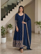 Indian Anarkali Pakistani Salwar Kameez Bollywood Wedding Wear Long Gown Suit