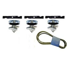 Rebuild Kit With Spindles Blades & Belt Fits Cub Cadet Fits Troy-Bilt 50" Deck