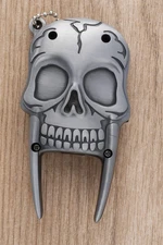 Skull Torch Lighter – Windproof Jet Flame Refillable Metal Butane Lighter Gift