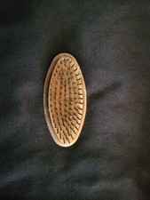 Spike Flower Frog Oval Cast Metal Display 3 1/8" Vintage