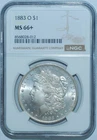 1883 O NGC MS66+ Morgan Silver Dollar