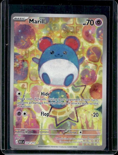 2026 Pokemon Ascended Heroes Marill Illustration Rare #232/217