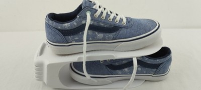 Vans Denim blau mit weißen Blumen bedruckt Denim Gr. UK 1,0 Missy Style 721454