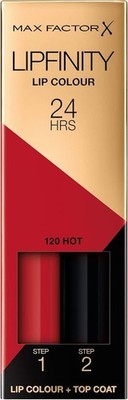Max Factor Lipfinity Liquid Lipstick Hot 120, kostenlose Lieferung  