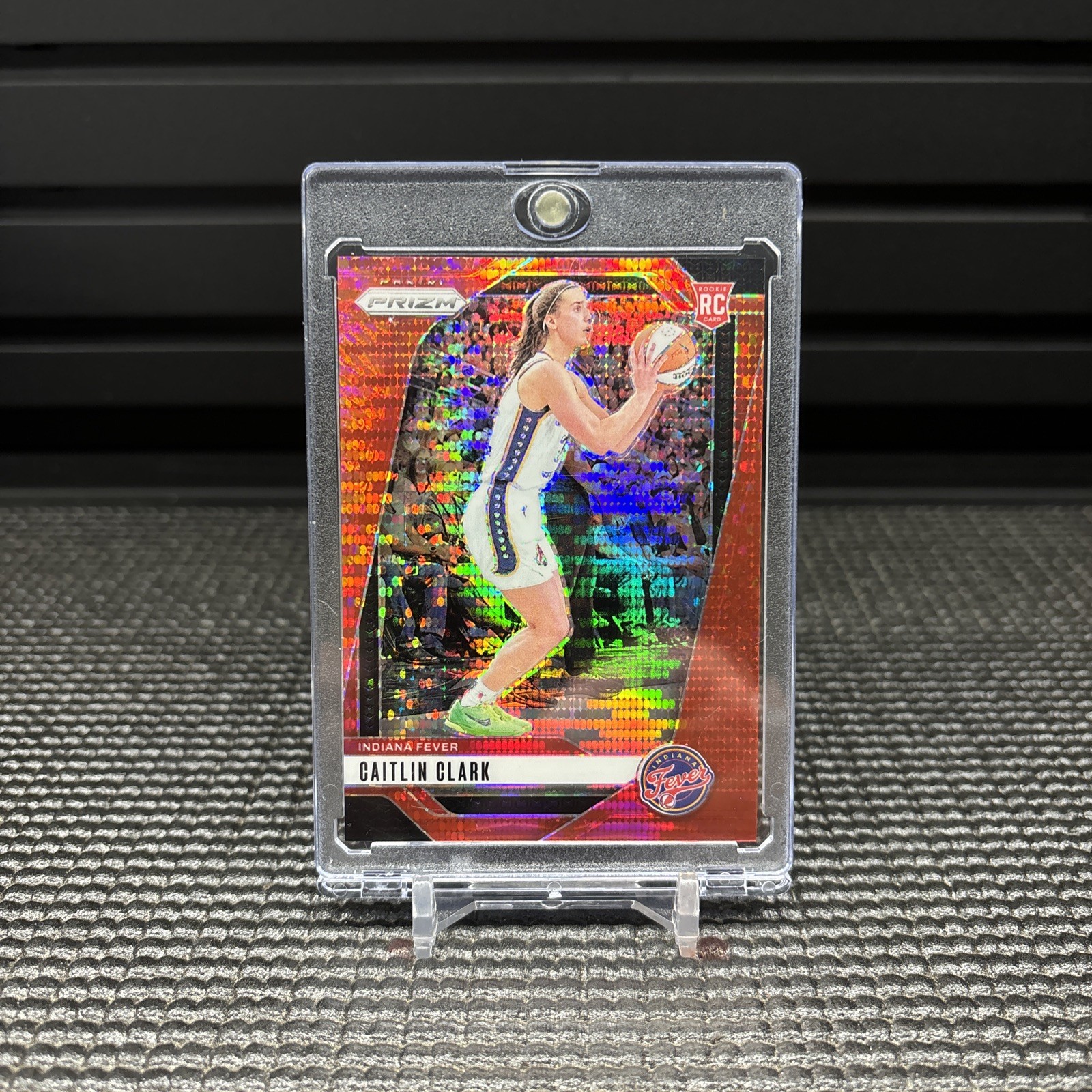 2024 Panini Prizm WNBA Caitlin Clark #22 Red Pulsar Prizm /299 Rookie