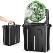 Powerful Mist Cooling Fan - 9L Water Tank & Brushless Motor for Summer Escape