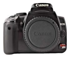 Canon EOS Rebel XTI Black DSLR Camera Body Only Tested Works  Battery/Charger