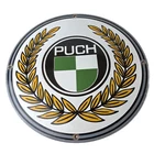 Vintage Puch Sign - Porcelain Gas Pump Service Mopeds Bicycle Auto Bike Sign
