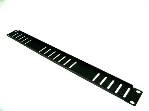 "Panel de estuche en blanco con bridas con bridas con bridas de alta resistencia 1U (espacio) 19"" x 1,75" - Imagen 3 de 4