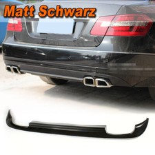 F&uuml;r Mercedes W212 E200 E300 Matt Schwarz Heckdiffusor Hecksch&uuml;rze Heckansatz
