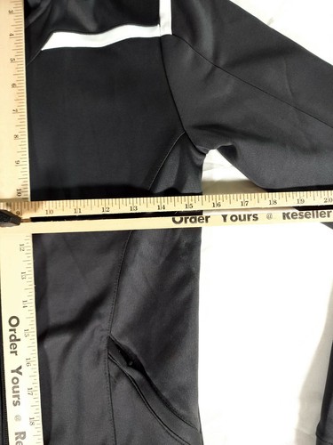 Nike Dri fit Full Zip Windbreaker Adult XS Black Mock Neck Pockets Womens - Picture 9 of 12
