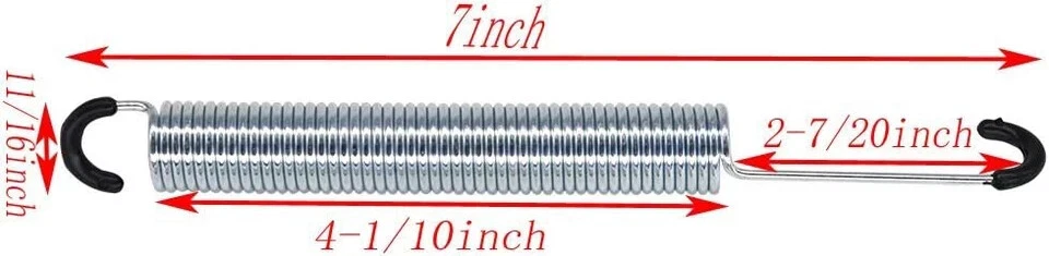 Muelles de tensión mecanismo silla sofá reclinable de repuesto (paquete de 2) Foto 3 de 4