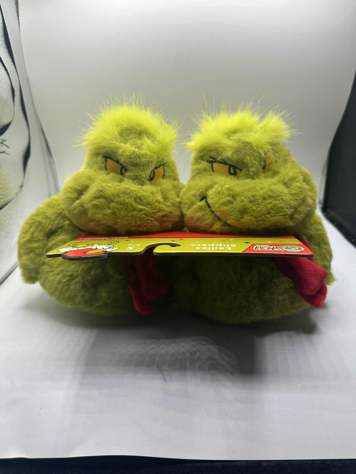 New Officially Licensed Dr. Seuss' How the Grinch Stole Christmas Adult Slippers