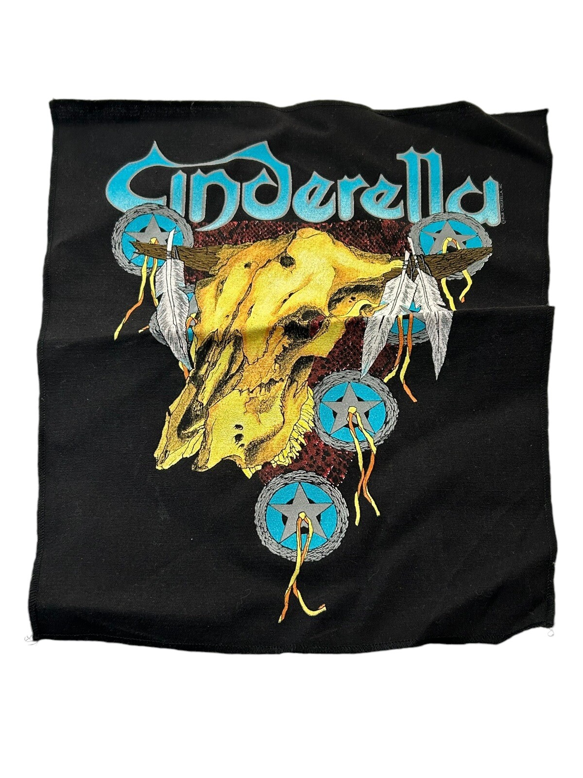 Vtg Cinderella Long Cold Winter BACK Patch RARE 1… - image 5