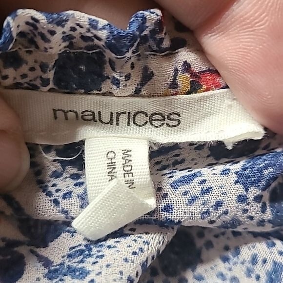 Maurices, Large, multi color high/Low Maxi dress.… - image 6