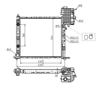 Hart KüHler WasserküHler MotorküHler FüR Mercedes Vito Bus V-Klasse 638 638/2