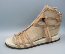 "AGEAN TIDE "Clark's Women's/Ladies Gold Metallic Leather Sandals size UK 4 D.