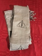 Universal Studios The Wizarding World Of Harry Potter Deathly Hallows Scarf New